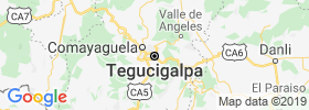 Tegucigalpa map